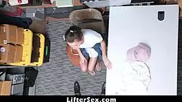 Officer Caught Step Daughter Bent Over Big Cock Blowjob At Work