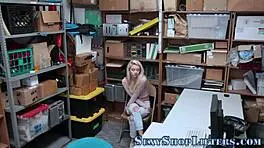 Delinquent Boldly Sucks Mall Cop's Hard Cock