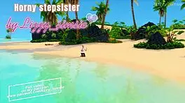 horny blonde stepsister masturbates for her stepbrother in sims 4 3d animation