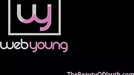 Teen Lesbians in Bikini Pussylick and Finger Each Other Outdoors