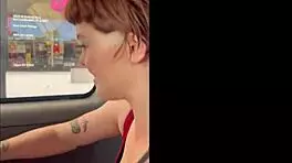 Cute Freaky Tatted Redhead Babe Wanted Me To Fuck Her In The Fanbus - Sidney Summers Johnny Love