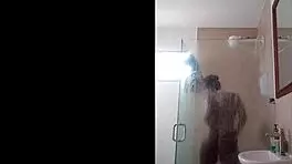 ebony girl drops dildo in shower omg lol 😱
