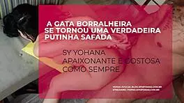 Cinderella cat enjoys her fairy tale night with dirty talk