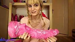 Fucking my Hankeys Toys Xxxcalibur balls deep with teen 18+ blonde cutie