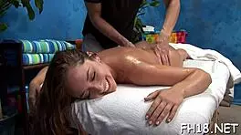 Hot Eighteen Year Old Sweetheart Fucked Hard By Massage Therapist