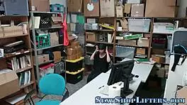 Bad teen 18+ burglar gets caught and fucked in reality with facial cumshot