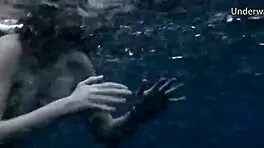 I swam underwater with these tight teen 18+ girls on Tenerife.