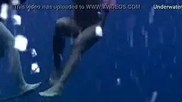 I swam underwater with these tight teen 18+ girls on Tenerife.