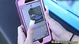 Busty Nanny Gets Nailed by Monster Cock in Petite 18+ Body