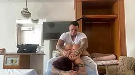 Jane Moscovis gets a massage and cums hard on big cock