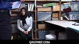 Hey, can you believe this huge-titted Muslim teen suspect got punish-fucked in hijab?