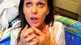 Indian Piss Princess Gulps Golden Shower from Brunette with Big Tits