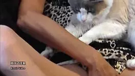 Sensual Girl in Heels Teases with Shaved Body