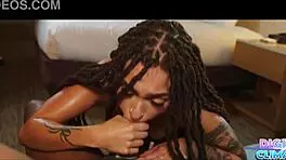 i'm this sexy 18 year old latina takin' monster bbc dick rough, like a pro, bent over