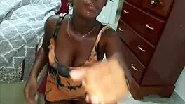 Juicy Blowjob! Passionate Dirty Talk With Busty Brunette Ebony Deepthroat And Facial - Mastermeat1