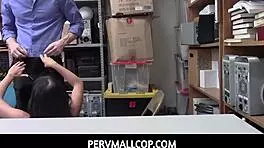 Latina shoplifter chooses dick over jail.