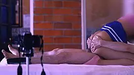 University student discovers wild fantasies with friend in apartment