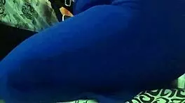 Alone at Home with My Stepaunt's Fat Latina Ass Licking