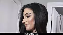 stepbro wants to see his stepsister naked - myslutsis