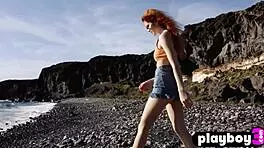 Perfect teen model deisy leon teasing in sexy clothes showing amazing body