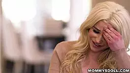 Stepdaughters explore lesbian sex with stepmoms