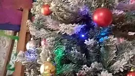 a spicy christmas gift unfolds with lesbian surprises