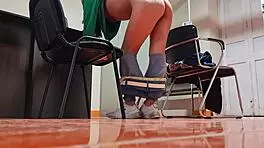 hidden camera catches nataly delpech fucking at work, so hot!