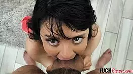 Leda Lothario feels deep emotional blowjob pleasure with big tits teen