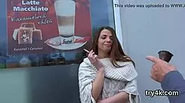 Sweet Cutie Deepthroats Penis in POV and Gets Vagina Nailed Hard!