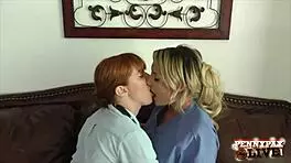 HORNY LESBIAN BABES PENNY PAX AND CALI CARTER TOY FUCK EACHOTHER