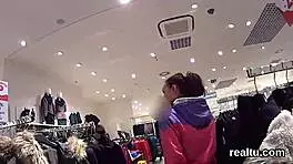 stellar czech teen seduces in supermarket, gets pounded in pov