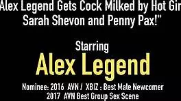 亚历克斯传奇被莎拉希冯佩妮帕克斯榨干热三人行