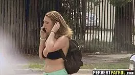 I pick up big tit teen Brooke Wylde