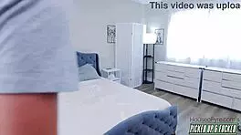 Watch this naughty teen Rissa May get picked up and fucked doggystyle by an old guy