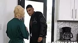 Spencer Scott's Big Tits and Ass Chase Away Lonely Nights with Victor Ray's POV Blowjob