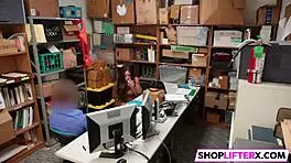 Burglar Chooses Humiliation Over Jail, Gets Punished with Big Cock at Office