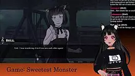 Vtuber Lewdneko Plays Sweetest Monster Part Two