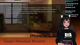 Vtuber Lewdneko Plays Sweetest Monster Part Two