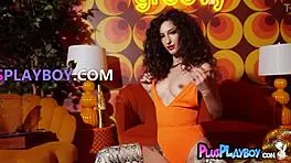 Hey, check out this stunning petite teen stripping in black lingerie!