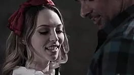 Teacher Lily Larimar And Shy Blonde Babe Discuss School Drama Club While She Deepthroats His Cock.