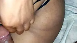 my latina girlfriend waits in panties, we fuck hard after a long work day.