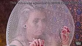 Submissive Babe Chokes on Cock in Bondage Humiliation