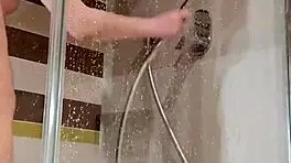 Why does this slut fuck her ass with a dildo in the shower?