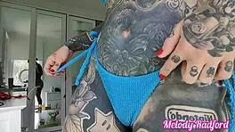 Sheer micro bikini try on haul melody radford