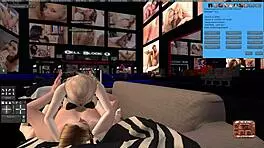 Wow, incredible sex in Second Life with beautiful girl and amazing breasts part 3