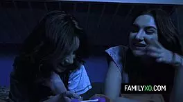 Perv Stepdad Fucks Her Best Friend - Kelsey Kage Lily Moon