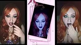 Cute Teen 18+ Babe Gives Jerk Off Instructions in Teasing Cowgirl Pose