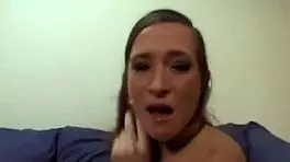 petite teen slut getting spit roasted rough with deepthroat choking and cumshot while weeping