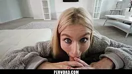 stepdaughter seduces stepdaddy for pricey christmas gift, so naughty