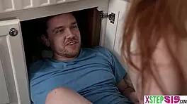 Nympho Teen 18+ Stepsister Cecelia Taylor Rides Stuck Big Cock